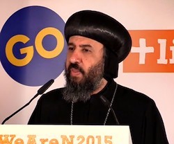 Angaelos, obispo general de la Iglesia Ortodoxa Copta.