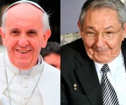 El Papa Francisco recibe al dictador cubano Raúl Castro en Roma... se verán en Cuba también en septiembre