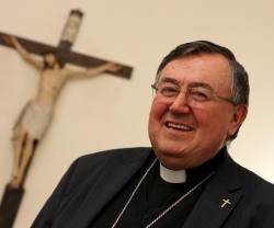 El cardenal Vinko Puljic es arzobispo de Sarajevo y miembro de la comisión que estudia Medjugorje