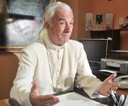 El arzobispo de Guayaquil, Antonio Arregui, valora la visita del Papa Francisco a Ecuador