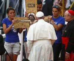 El Papa Francisco en su encuentro con los jóvenes cubanos