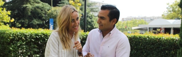 Wladimir Carrión, comunicador social, y Teresa Sánchez, nutricionista