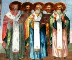 Basilio, Efraim, Eugenio, Agathodoro y Elpidio.