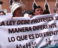 Protestas en defensa del matrimonio en México