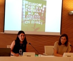 María García, del OLRC, presenta el informe sobre ataques a la libertad religiosa en 2015