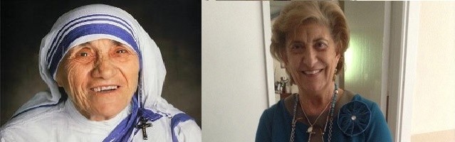 Madre Teresa de Calcuta y Carmen Álvarez Lara