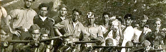 Miembros de los maquis en la sierra de Granada, en 1948.
