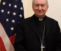Pietro Parolin, máximo responsable de la diplomacia vaticana, en su última visita a EEUU