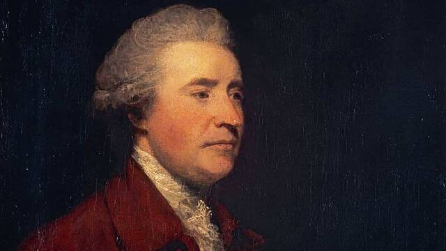 Retrato de Edmund Burke (1774), por  Joshua Reynolds.