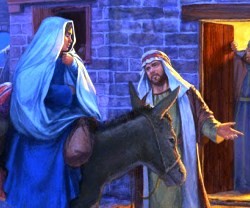 José, salió de Nazaret,  y se dirigió a Belén