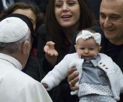 El Papa pidió a las familias que sean ejemplo de misericordia