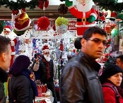 En Turquía los símbolos navideños están muy presentes durante estos días