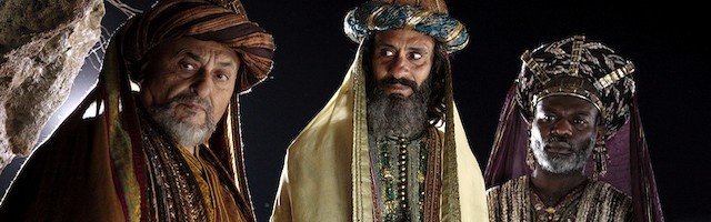 Los Reyes Magos de la película Natividad.