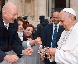 En 2015 el Papa Francisco conoció a Daniel Pittet y le contó su historia