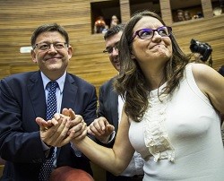 El presidente Ximo Puig (PSOE) y la vicepresidente Mónica Oltra (Compromís) están virando muy a la izquierda a la Comunidad Valenciana