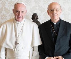 Fernando Ocáriz, nuevo Prelado del Opus Dei, con el Papa Francisco