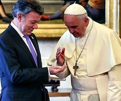 El presidente colombiano cursó una invitación oficial al Papa durante su encuentro de diciembre pasado en el Vaticano.