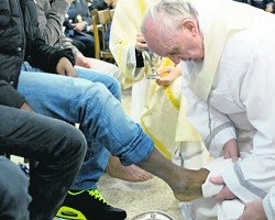 Por tercera vez, el Papa Francisco acudirá a una prisión para lavar los pies a los presos