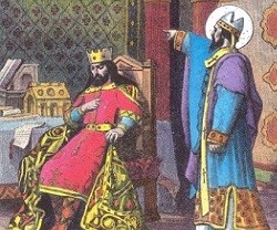 San Agobard ante Thierry III.