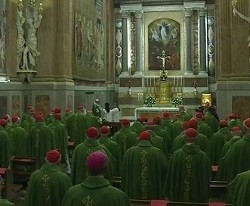 El Papa celebró con los cardenales su 25 aniversario como obispo