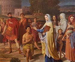 'La era cristiana' (1871) de Joaquín Espalter y Rull (Museo del Prado) muestra el impacto de la predicación cristiana en el mundo pagano.