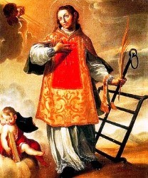 San Lorenzo, diácono y mártir.