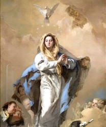 Presencia del E.Santo en la Asunción de la Virgen María.