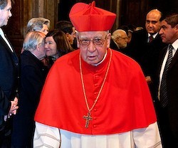 El cardenal Medina recordó que aprobar el aborto es un grave pecado público para un político.