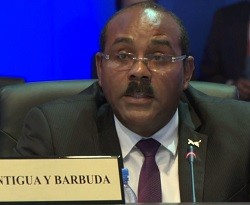 Gaston Browne, primer ministro de Antigua y Barbuda