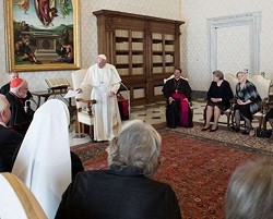 El Papa ha recibido este jueves a la comisión de Tutela de Menores