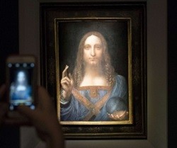 Cristo salvador, protagonista del cuadro más caro de la historia: vendido por 380 millones de euros