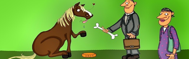 El caballo que se creía perro: una forma declarada de introducir la idea de que el sexo de cada cual es materia de libre elección.