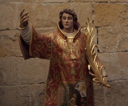 San Vicente, diácono y mártir.