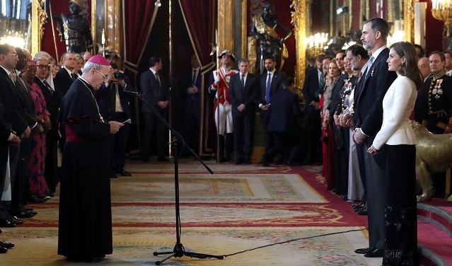 El Nuncio Fratini, al rey Felipe VI: «España es una realidad a la que no se debe renunciar»