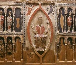 El frontal de Sant Hilari de Buira, una de las obras reclamadas por el obispado de Barbastro