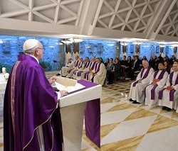 El Papa habló del inmenso amor que Dios tiene al hombre