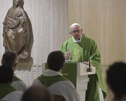 El Papa Francisco habló de la confesión, pero también del juicio durante su homilía / Vatican Media