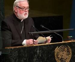 Paul Gallagher es un arzobispo inglés, la voz de la diplomacia vaticana en la Asamblea General de Naciones Unidas