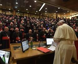 El Papa hizo un discurso inaugural en el Aula del Sínodo / Vatican News