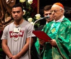 El cardenal Baldisseri leyó la carta de los Padres Sinodales a los jóvenes, al final de la misa de clausura del Sínodo