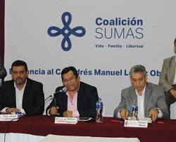 La coalición SUMAS se presentó en Ciudad de México el pasado 6 de noviembre