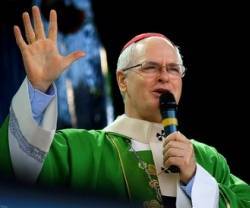 Odilo Scherer es el cardenal arzobispo de Sao Paulo... una ciudad más bien ruidosa, pero quiso protestar por la interferencia indebida en el culto