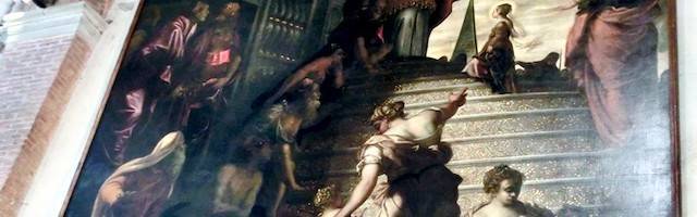 Una figura secundaria en un lienzo veneciano sirvió a Tintoretto para mostrarnos a María como modelo