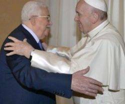 Francisco recibe al presidente palestino, que tiene un mensaje: EEUU no basta para lograr la paz