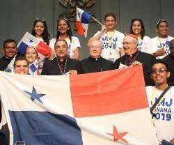 Jóvenes y obispos de Panamá presentan la JMJ en Roma - es una ocasión para que el mundo entero fije sus ojos en el país centroamericano