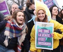 La Marcha por la Vida de París quería hacer hincapié este año en la objeción de conciencia