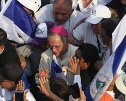 El obispo auxiliar de Managua es uno de los que con más valor ha denunciado los abusos del gobierno de Ortega