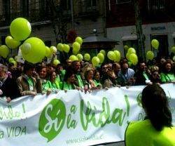 Gran Marcha Sí a la Vida en Madrid este domingo, desde las 12, con final en la Puerta de Alcalá