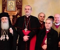 Patriarcas y líderes cristianos de Tierra Santa - en Pascua suelen emitir un comunicado conjunto, y también en otras ocasiones importantes
