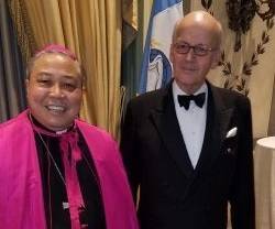 El obispo Bernardito Auza, observador de la Santa Sede ante Naciones Unidas, ha reconocido el trabajo de Ayuda a la Iglesia Necesitada